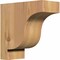 Ekena Millwork Newport Smooth Corbel, Western Red Cedar, 3 1/2"W x 8"D x 8"H COR04X08X08NEW00SWR - alternate 1